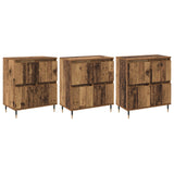 Storage Cabinet 3 pcs Old Wood 60 x 35 x 70 cm 3394509