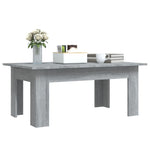 ZNTS Coffee Table Grey Sonoma 100x60x42 cm Engineered Wood 815427