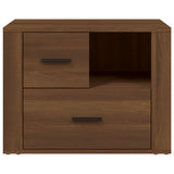 ZNTS Bedside Cabinet Brown Oak 60x36x45 cm Engineered Wood 816743