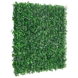 Artificial Shrub Leaf Fence 6 pcs Green 50x50 cm 366634
