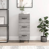 Sideboard Grey Sonoma 34.5x34x90 cm Engineered Wood 828602