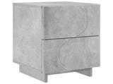 Bedside Cabinet Concrete Grey 33.5 x 34.5 x 50 cm 8011393