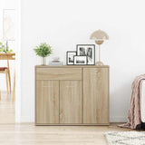 Sideboard Sonoma Oak 88x30x70 cm Engineered Wood 800678