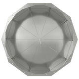 Planter Silver 60 x 60 x 50 cm Galvanised Steel 883764