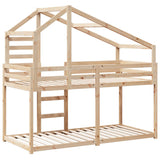 Bunk Bed without Mattress 90x190 cm Solid Wood Pine 3281964