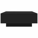 Coffee Table Black 80x80x31 cm Engineered Wood 836582