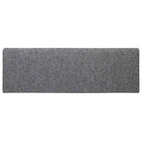 ZNTS Stair Mats Self-adhesive 30 pcs Light Grey 65x21x4 cm 3365694