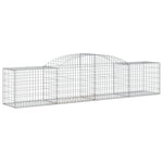 Arched Gabion Baskets 30 pcs 300x50x60/80 cm Galvanised Iron 3146681