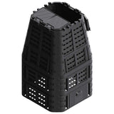 146278 Garden Composter Black 93,3x93,3x146 cm 1000 L
