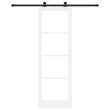 Sliding Door ORKDAL White and Black 78 x 232 cm 3332024