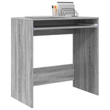 Desk with Drawer Grey Sonoma 77.5 x 43 x 79 cm Engineered Wood 869519
