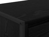 TV Cabinet Black Oak 100 x 36 x 49.5 cm Engineered Wood 886504