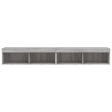 TV Cabinets with LED Lights 2 pcs Grey Sonoma 100x30x30 cm 837166