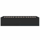Bed Frame without Mattress Black 75x190 cm Small Single 3280980