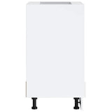 Oven Cabinet Porto White Engineered Wood 853997