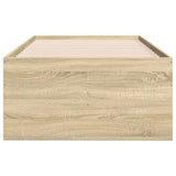 Daybed with Drawers without Mattress Sonoma Oak 75x190 cm Small Single 3280890