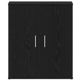 Shoe Cabinet Black Oak 60 x 35 x 70 cm Engineered Wood 862682