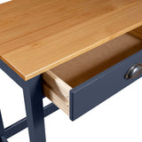 Console Table Hill with 2 Drawers Grey 110x45x74 cm Solid Pine Wood 288993