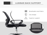 Ergonomic Mesh Back Draughtsman Chair, Tall Standing Desk Chair with Adjustable Height and Footrest T3398P329529