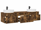 Bathroom Cabinet Set 3 pcs Smoked Oak 49 x 44.5 x 65 cm 3405752