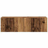 Wall Mounted TV cabinets 3 pcs Old Wood Engineered Wood 3328961
