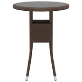 Garden Bistro Set Brown,Cream White 3095902