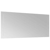 LED Bathroom Mirror Transparent 40 x 90 cm Tempered Glass 42045781