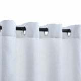 ZNTS Blackout Curtains with Metal Rings 2 pcs Off White 140x245 cm 134484