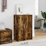 Shoe Cabinet Smoked Oak 60x35x92 cm Engineered Wood 816011
