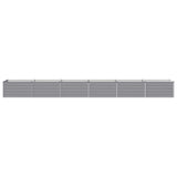 Raised Garden Bed Grey 600 x 80 x 55 cm cold-rolled steel 8006453