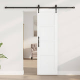 Sliding Door ORKDAL White 61 x 198.5 cm Solid Pine Wood 3333801