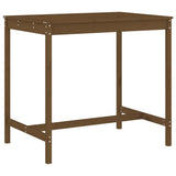 5 Piece Garden Bar Set Honey Brown Solid Wood Pine 3157778