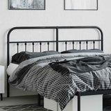 Metal Replace Headboard Black 160 cm 352613
