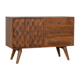 Carved Chestnut Sideboard IN1011