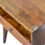 Modern Chestnut Solid Wood Bedside IN1691