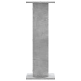 Plant Stands 2 pcs Concrete Grey 30x30x80 cm Engineered Wood 3307867