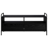 Coffee Table Black Oak 99.5 x 49 x 46 cm Engineered Wood 8013614