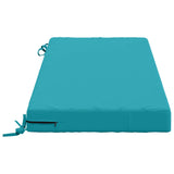 2-Piece Bench Cushions SOEST 2 pcs 100% Polyester Turquoise 950179