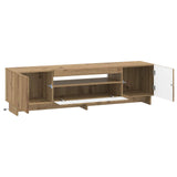 LED TV Cabinet Artisan Oak Engineered Wood 896034