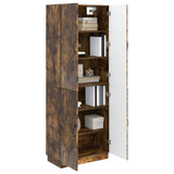Cabinet Set 2 pcs Smoked Oak Engineered Wood 3416786