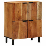 Sideboard with Shelf Brown 60 x 33 x 75 cm Solid Mango Wood 4017782