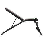 Weight Bench Manual Black 131 x 41 x 110 cm Steel 42007903