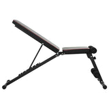 Weight Bench Manual Black 131 x 41 x 110 cm Steel 42007903