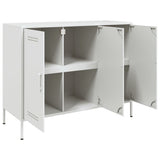 ZNTS Sideboard White 100.5x39x79 cm Steel 843029