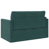 Sofa Bed Dark Green 124 x 204 x 61 cm Velvet 4106704