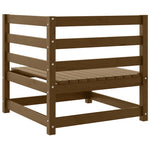 Garden Corner Sofa Honey Brown Solid Wood Pine 805663