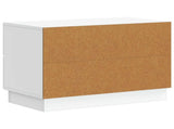 Bedside Cabinet White 62 x 34.5 x 44.5 cm Engineered Wood 895235