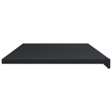Window Sill Anthracite with Wood Grain 120 x 50 x 4.5 cm PVC 42022342