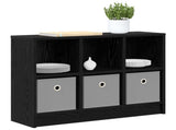 Sideboard with Drawer Black Oak 73.5 x 22.5 x 53.5 cm 8000501