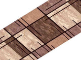 Stair Mats 15 pcs 76 x 20 cm Brown Polyester Rectangular 42054623